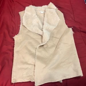 Suede + Fur Vest